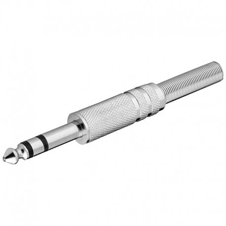 Audio Jack 6,3mm Han Metal