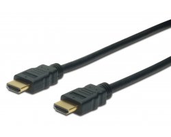 PRO HDMI kabel sort, 1,0m