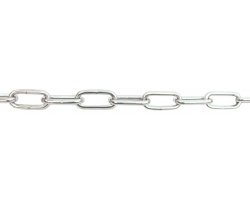 Syrefast Kæde langled. 3 mm