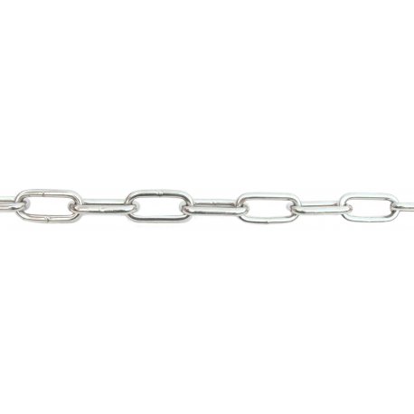 Syrefast Kæde langled. 3 mm