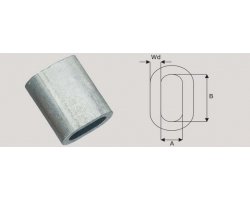 Aluminium Z-klemme 2,0/1,5 mm
