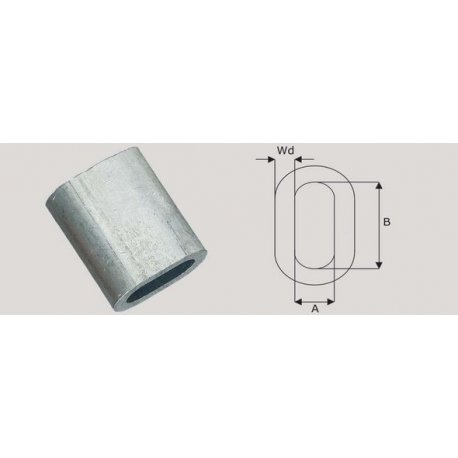 Aluminium Z-klemme 7,0 mm