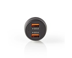 Biloplader 2 porte, 2x USB-A Q