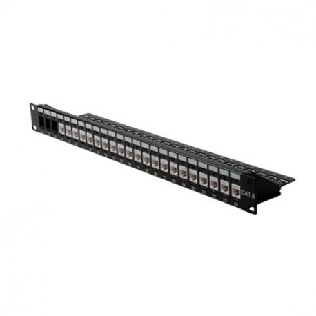 Roline 19" Blank Patchpanel, 2