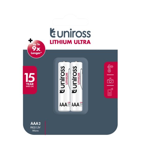 Lithium Ultra AAA/FR03 1.5V - 