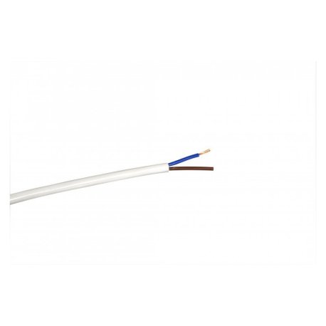 H03VV-F 2x0,75 mm² hvid 100m